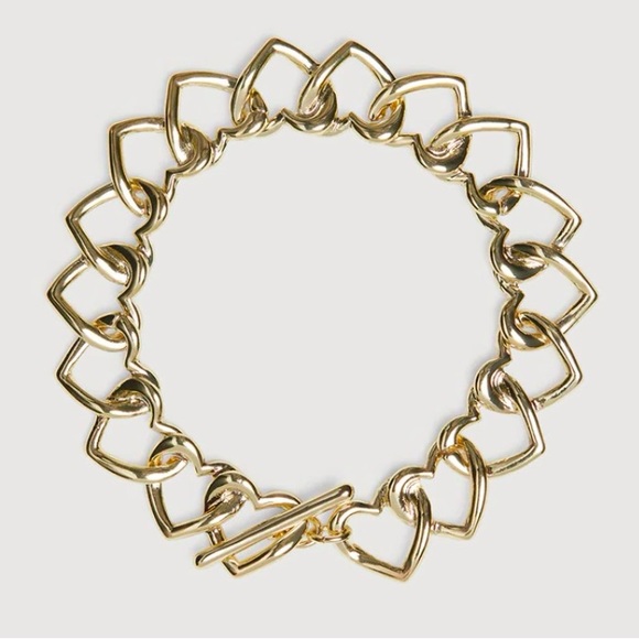 Rachel Parcell - Gold Heart Chain Bracelet - Picture 12 of 13